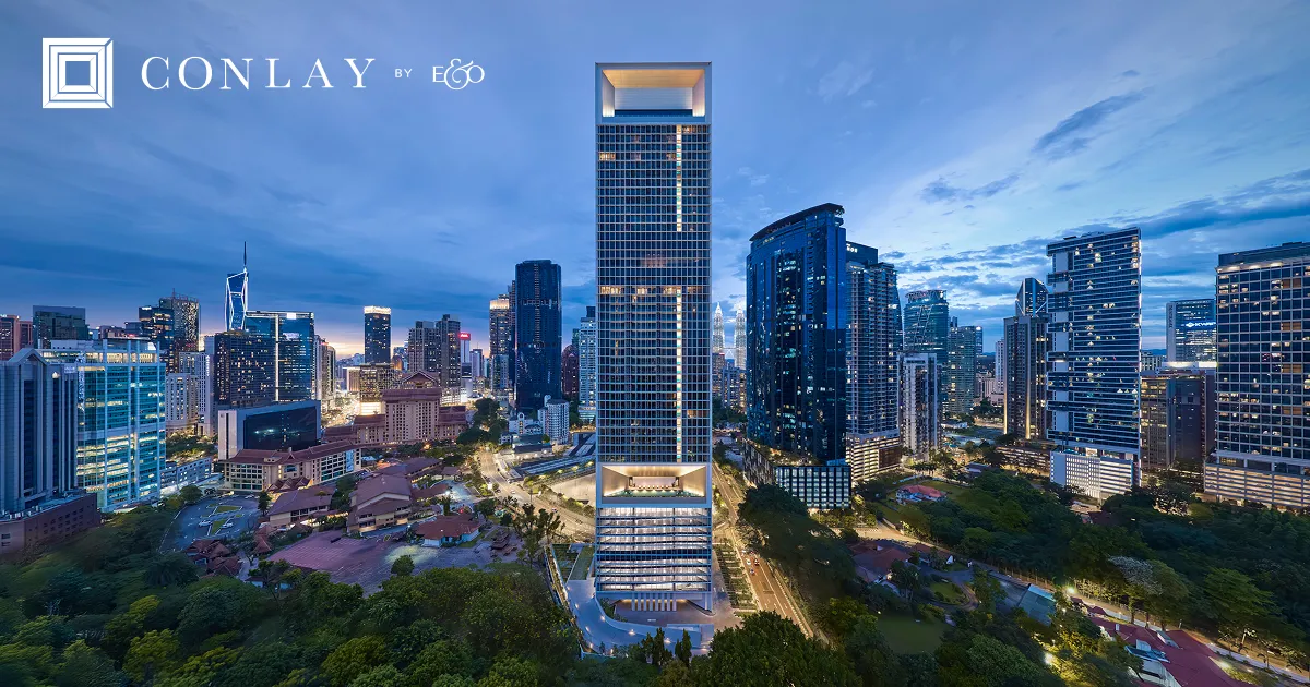 The Conlay 吉隆坡高端服務式住宅:E&O × 三井不動產打造 Jalan Conlay 永久產權地標 1 The Conlay 吉隆坡 Jalan Conlay 永久產權高端服務式住宅